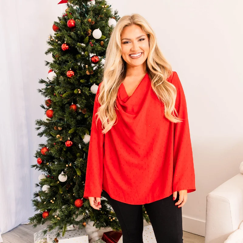 Autumn Selection True Passion Blouse, Red